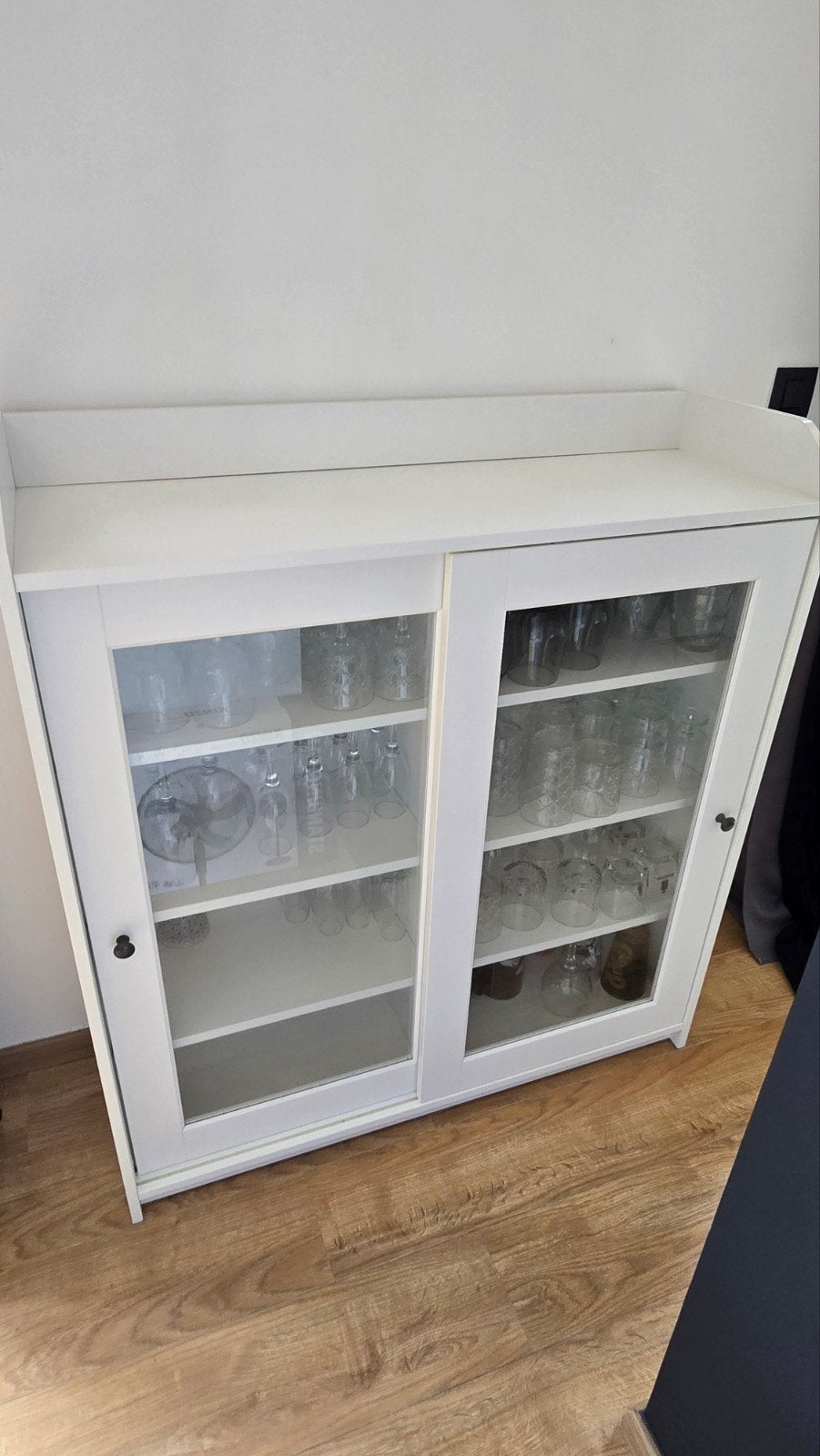 meuble vitrine ikea Hauga, Maison & Meubles, Enlèvement