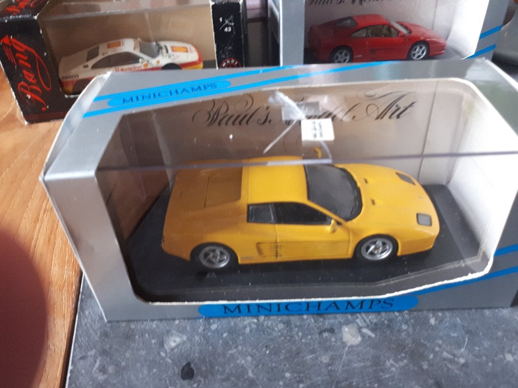 Minichamps Ferrai 512 M jaune 1994 1/43, Enlèvement ou Envoi, Neuf, Voiture, MiniChamps