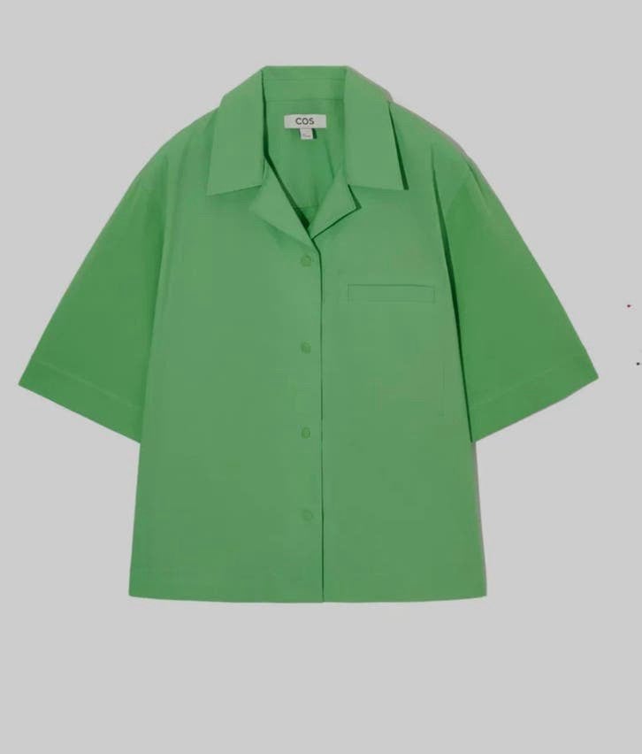 Hemd Cos ,maat -M, Kleding | Dames, Ophalen of Verzenden, Zo goed als nieuw, Maat 38/40 (M), Groen