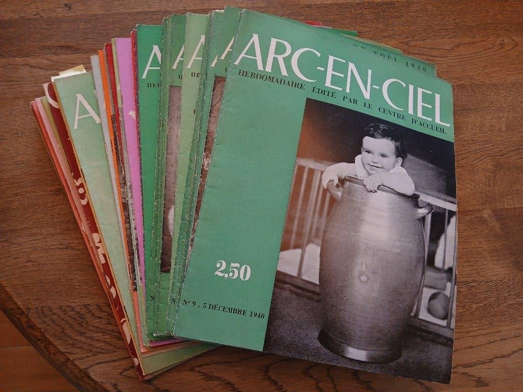 Lot de 49 n du magazine "Arc en Ciel", Enlèvement, 1940 à 1960