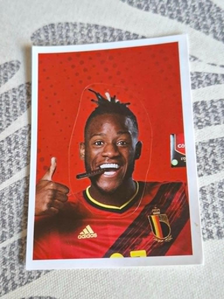 Panini / Sticker / Michy Batshuayi / Rode Duivels / EK 2016, Ophalen of Verzenden, Nieuw, Poster, Plaatje of Sticker