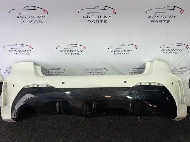 BMW 1 Serie F40 Achterbumper M Pakket Alpinweiss 51128070949, Arrière, -, Utilisé, -