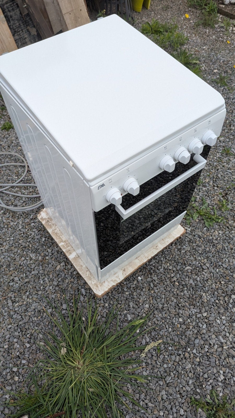 Fornuis met 4 keramische platen en oven, Elektronische apparatuur, Fornuizen, Ophalen