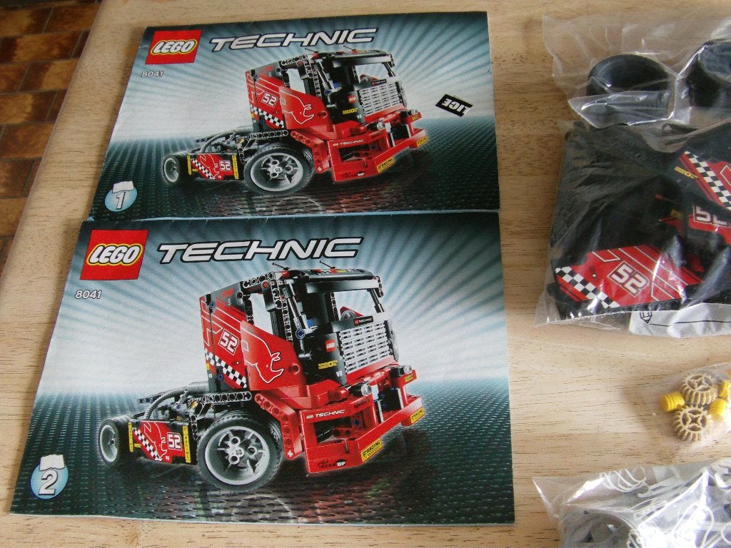 lego,  Technic: Model: Race: Race Truck 8041, jaar 2010, Gebruikt, Lego, Compleet, Ophalen of Verzenden