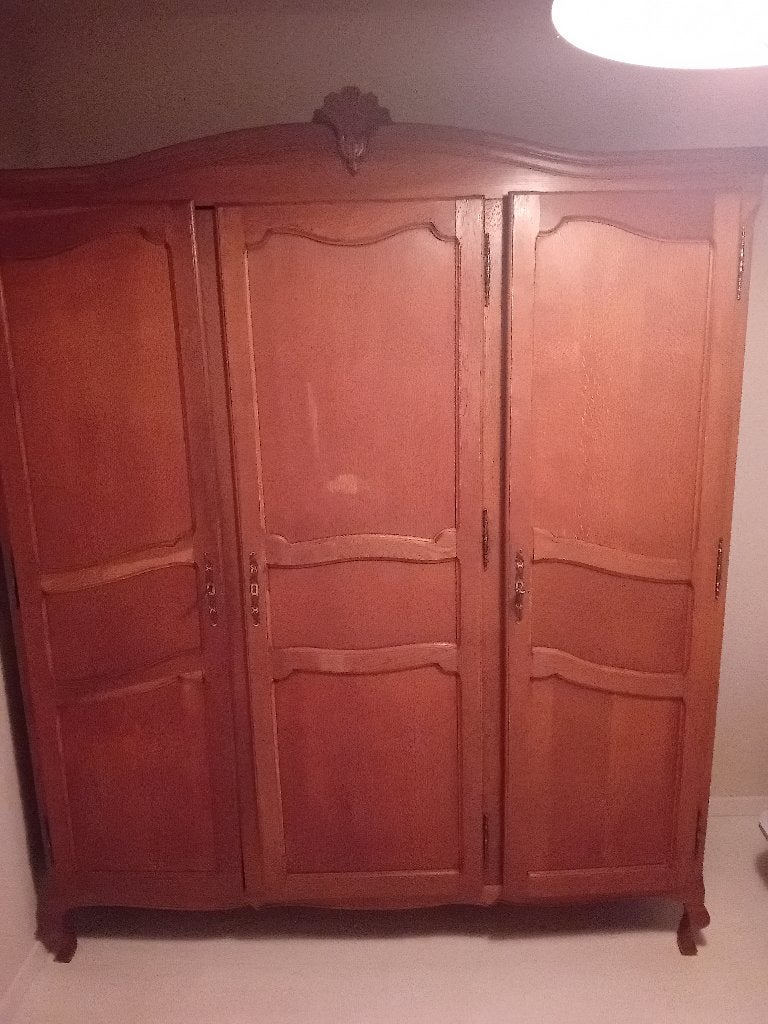 Antiek houten kleerkast, Antiek en Kunst, Antiek | Meubels | Kasten, Ophalen