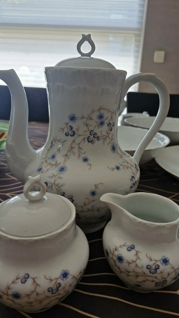 Service Porcelaine Limoges, Service complet, Comme neuf, Enlèvement, Porcelaine