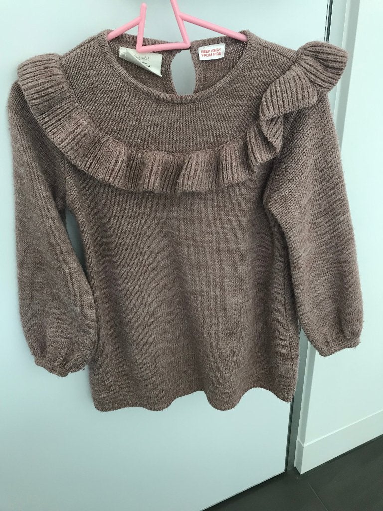 Roos winterkleed maat 98, Kinderen en Baby's, Kinderkleding | Maat 98, Meisje, Ophalen of Verzenden, Zo goed als nieuw, Zara