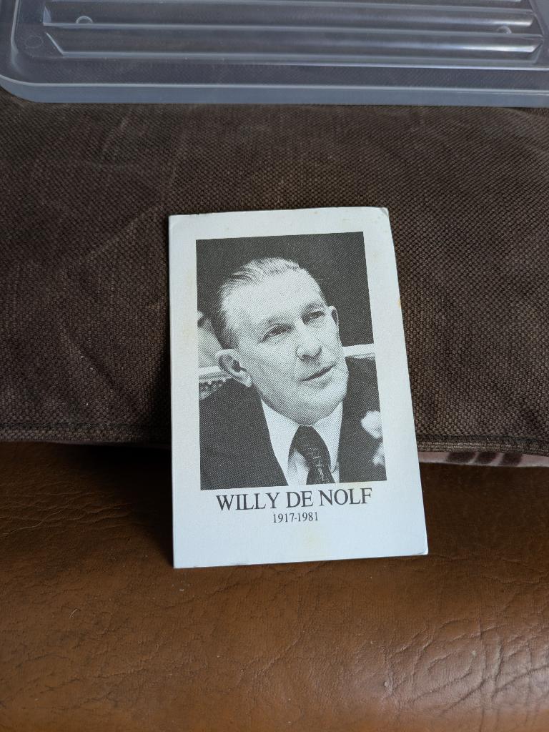 Dp Willy de Nolf, Ophalen of Verzenden, Bidprentje