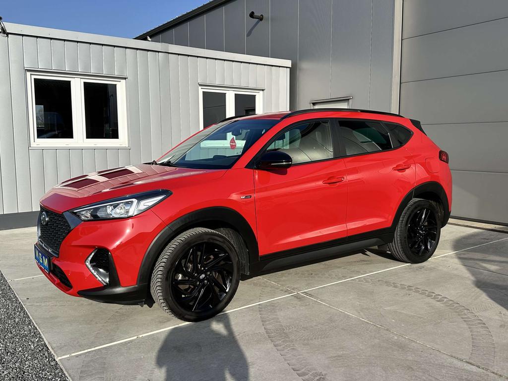 Hyundai Tucson Tucson 1.6 T-GDi N-Line AUTOMAAT *12M garanti, Autos, Rouge, Achat, Euro 6, Entreprise