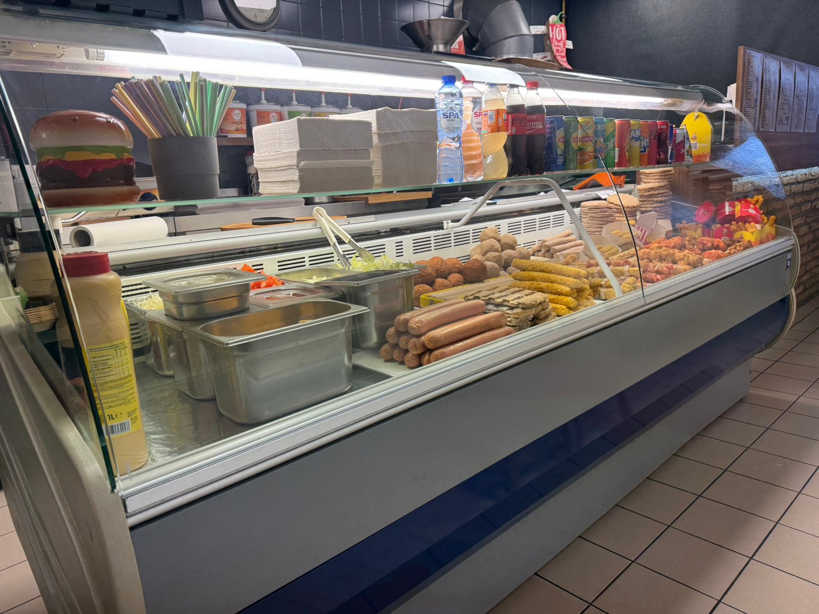 Comptoir frigo, Enlèvement