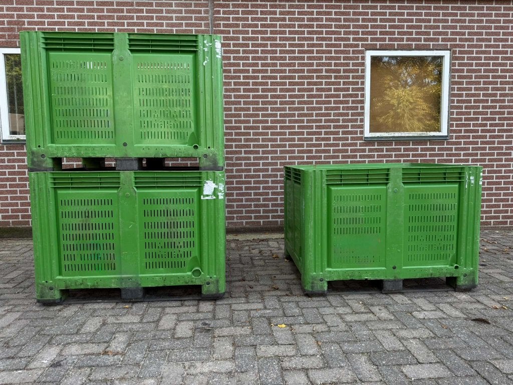Geperforeerde kunststof palletbox hooibox, slowfeeder, fruit, Niet ingevuld, Niet ingevuld, Ophalen of Verzenden, Zo goed als nieuw
