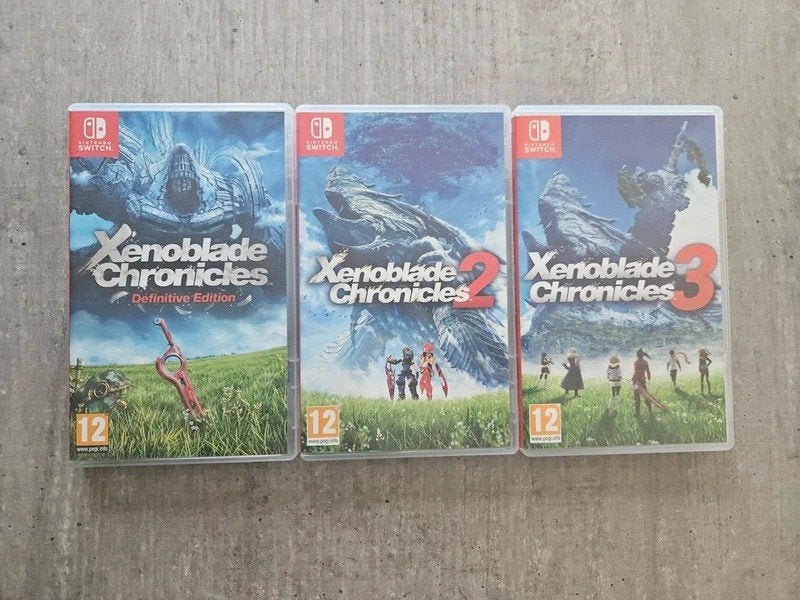 Xenoblade 1,2,3 sur switch, Games en Spelcomputers