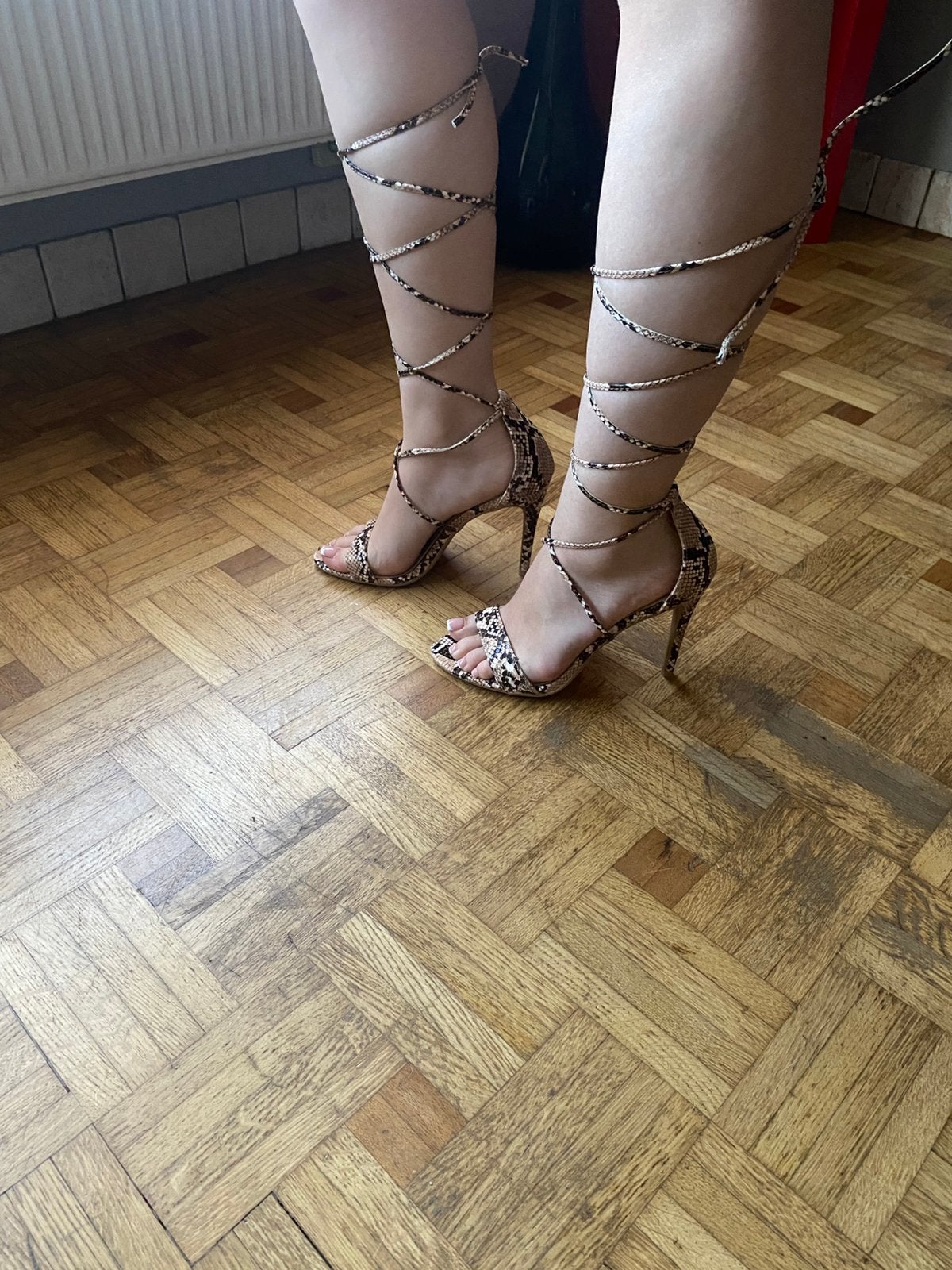 Sublime sandale Laura Mode serpent P.40 NICKEL, Kleding | Dames, Ophalen, Zo goed als nieuw