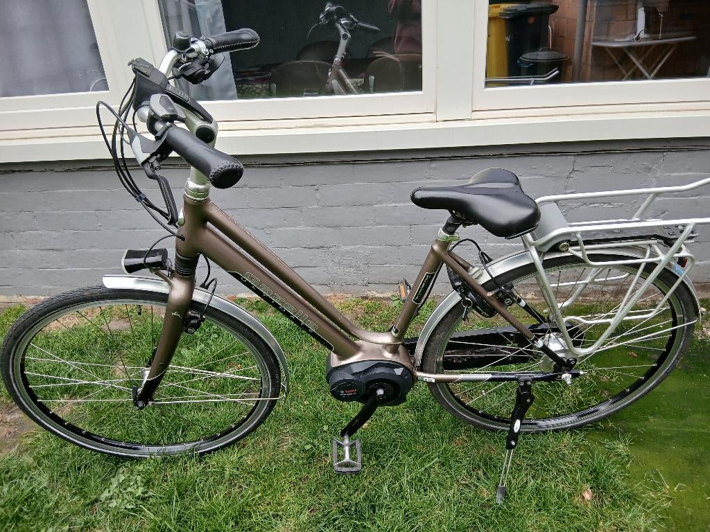 Elektrische fiets, Fietsen en Brommers, Elektrische fietsen, Ophalen, Gebruikt, 47 tot 51 cm, 50 km per accu of meer