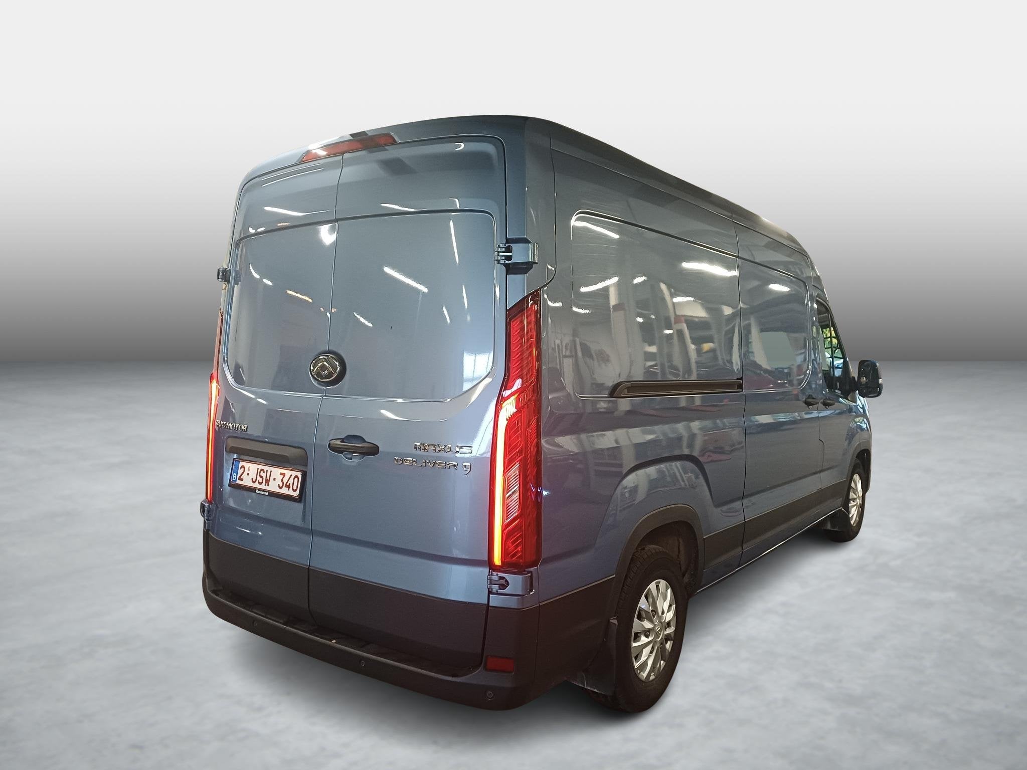 Maxus Deliver 9 Luxury, Auto's, Stof, Gebruikt, Overige modellen, Blauw