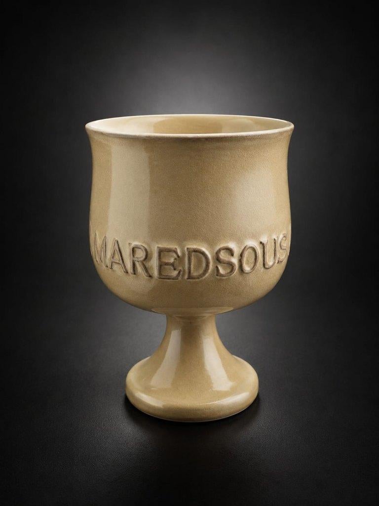 Maredsous bierkelk van geëmailleerd steengoed, Ophalen, Nieuw, Pul(len), Overige merken