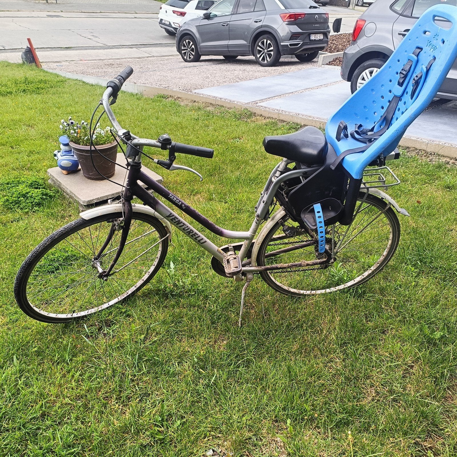 Fiets met kinderzitje, gratis, Fietsen en Brommers, Ophalen