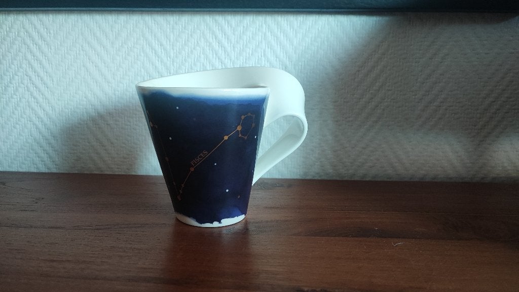 Koffietas sterrenbeeld Vis Villeroy&Boch NIEUW, Antiek en Kunst, Ophalen of Verzenden