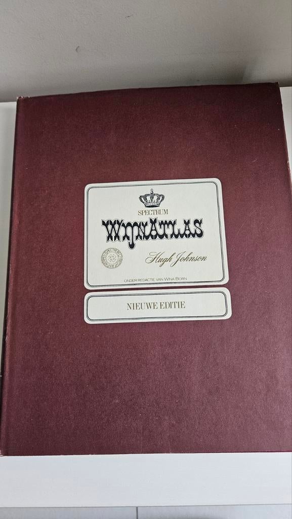 Boek Wijnatlas Hugh Johnson, Boeken, Ophalen of Verzenden
