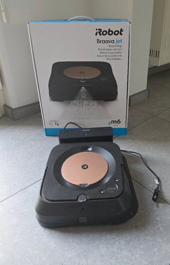 Robot laveur Irobot Brava Jet m6, Electroménager, Aspirateurs, IRobot, Convient aux sols durs, Enlèvement, Utilisé