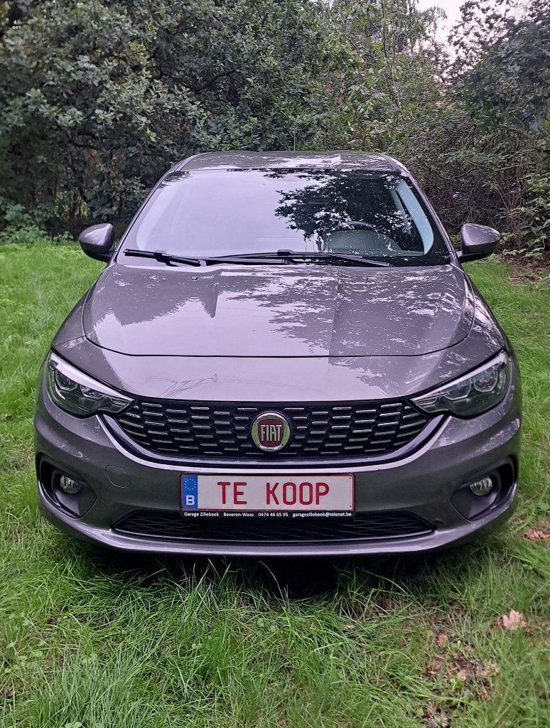 Fiat Tipo: 37.000km + airco + jaar garantie + groot nazicht!, Voorwielaandrijving, Stof, Euro 6, 4 cilinders