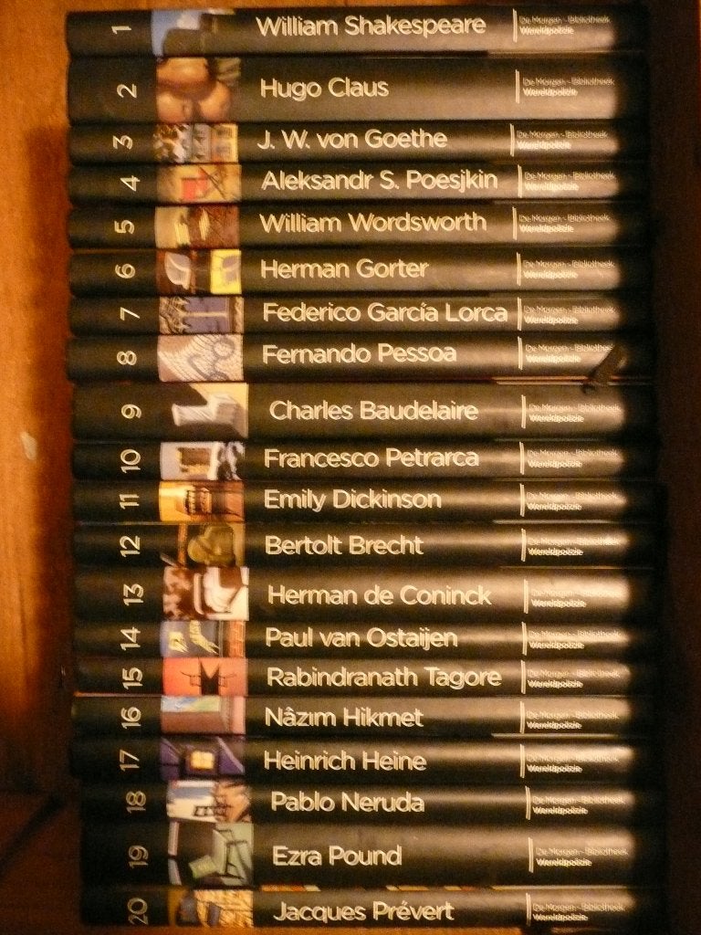 Reeks poëzieboeken, Complete serie of reeks, Ophalen, Zo goed als nieuw