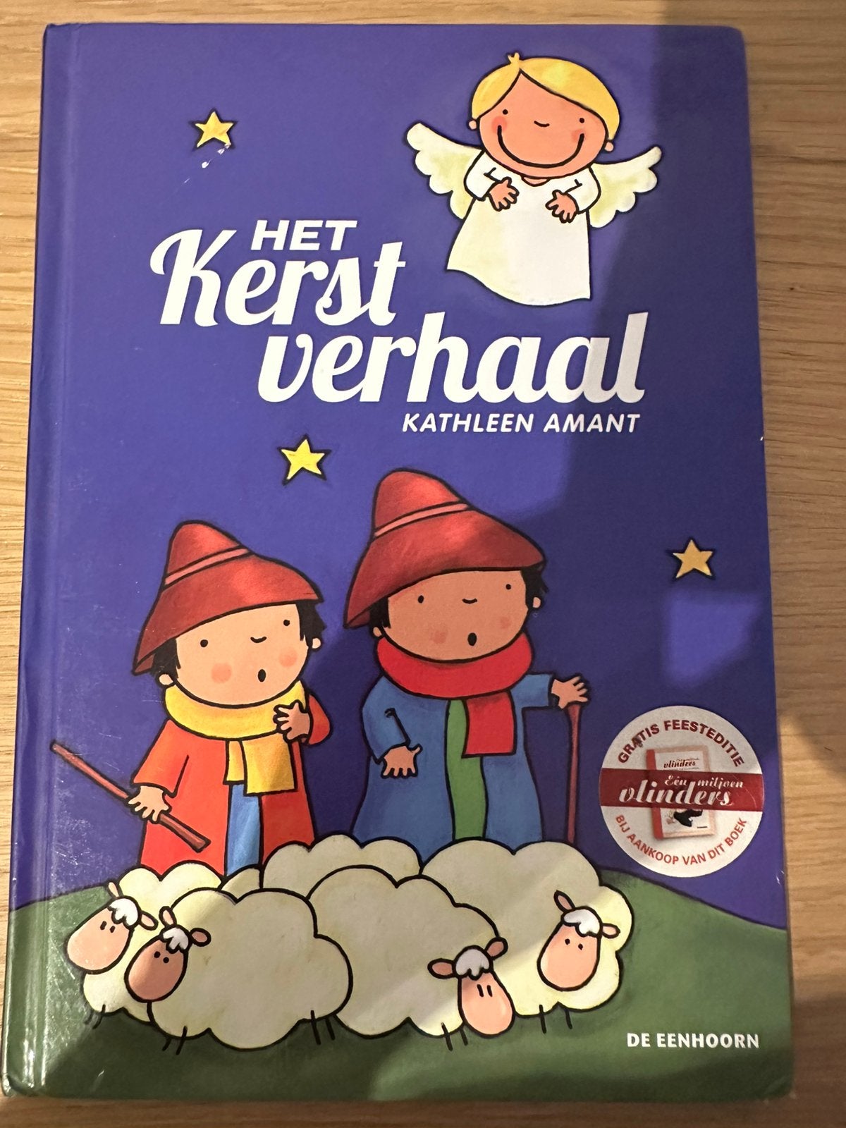 Het Kerstverhaal - Kathleen Amant (Hardcover), Boeken, Kinderboeken | Baby's en Peuters, Ophalen of Verzenden, Zo goed als nieuw