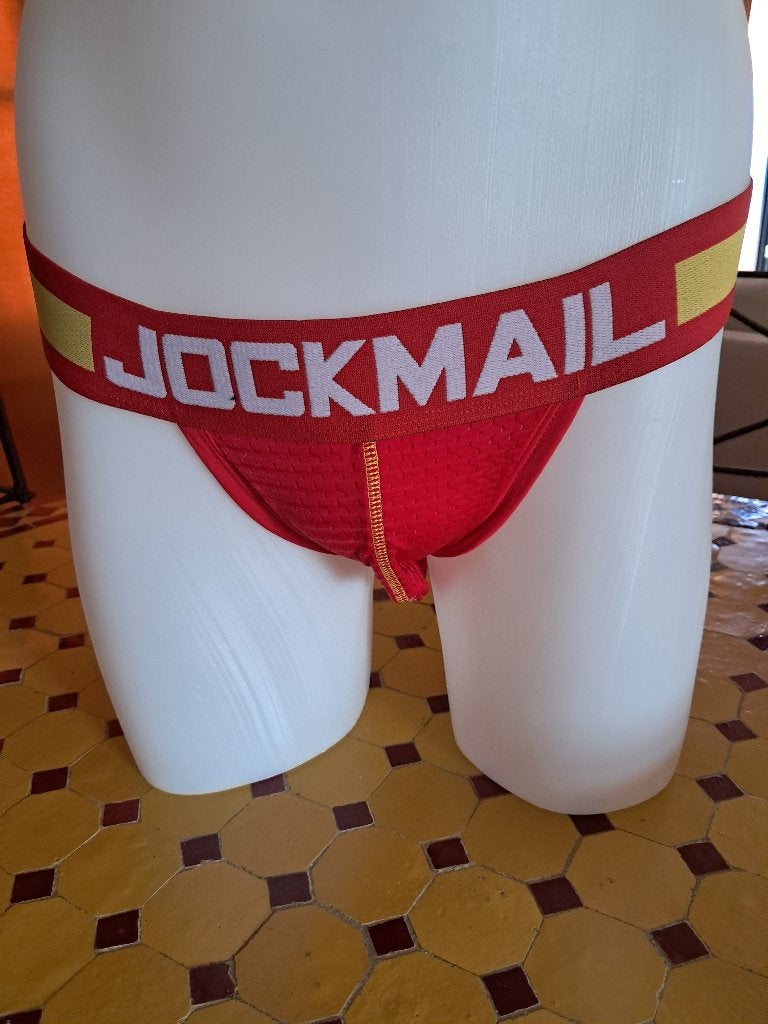 Superbe Jockstrap Rouge pour Homme Sexy Taille L, Enlèvement, Rouge
