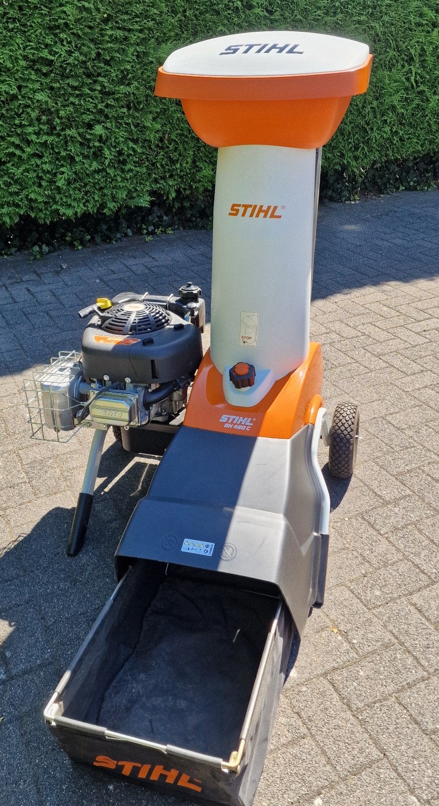 Stihl GH460C hakselaar., Enlèvement