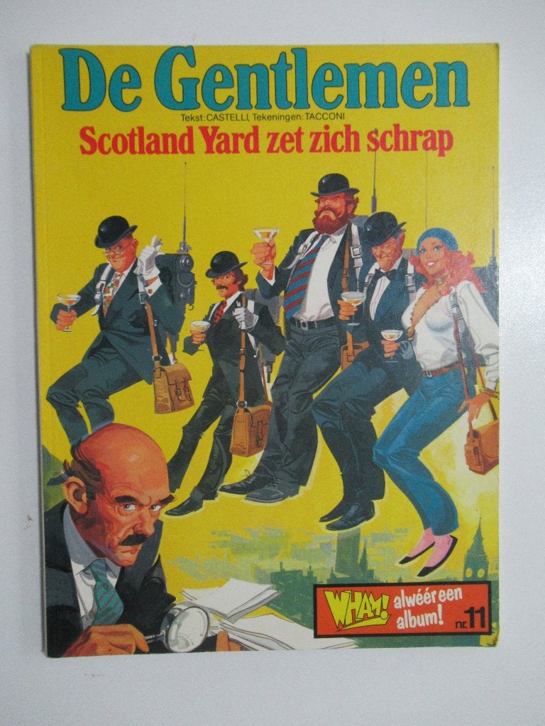 de gentlemen...nr.1...scotland yard zet zich schrap, Ophalen of Verzenden, Zo goed als nieuw