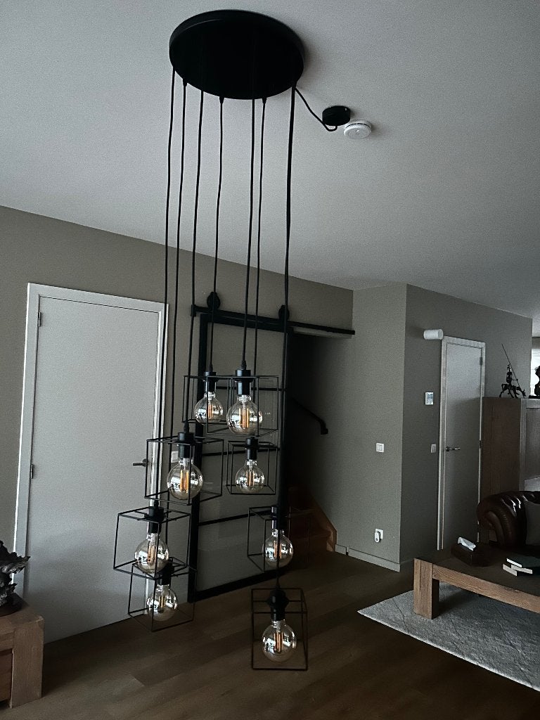 Hanglamp, Ophalen, Gebruikt, Metaal, E27 (groot)
