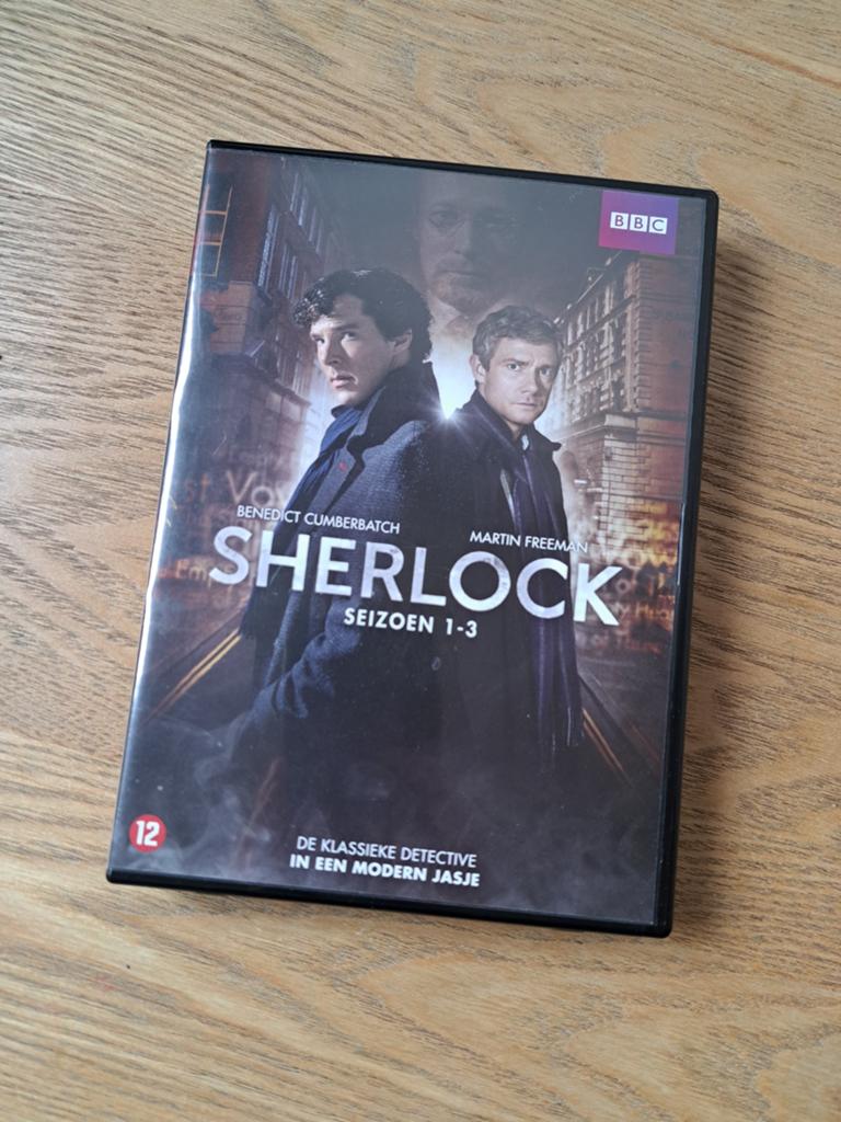 Sherlock seizoen 1-3, Ophalen of Verzenden, Gebruikt, Actie en Avontuur