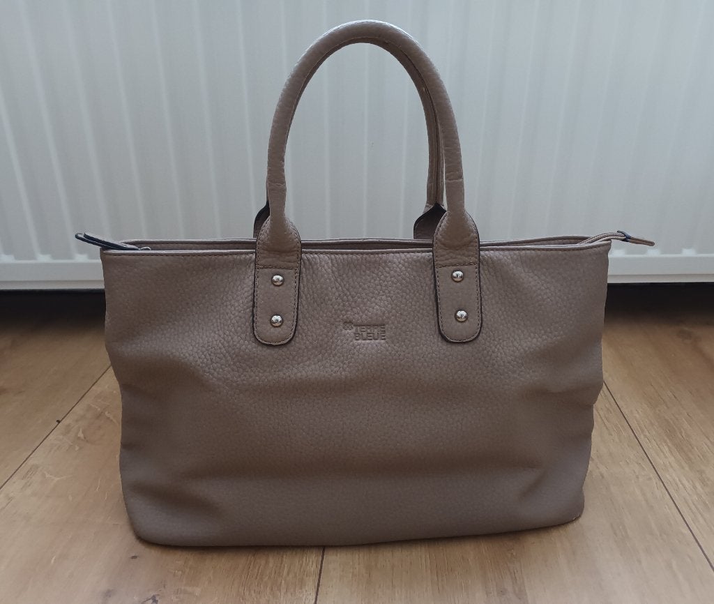 Handtas - Terre Bleue - beige, Handtassen en Accessoires, Tassen | Damestassen, Verzenden, Beige, Handtas