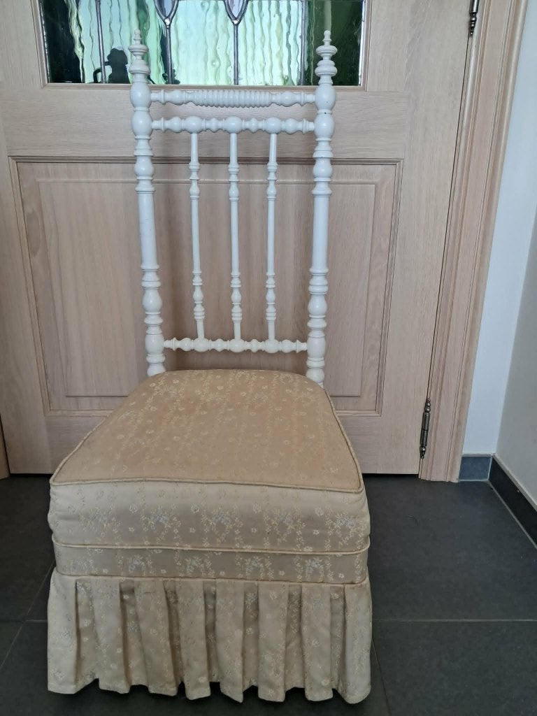 oude stoel, Ophalen