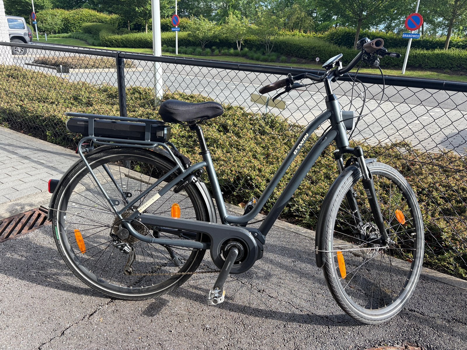 Electrische damesfiets BTwin Elops 940e (Decathlon), Fietsen en Brommers, Ophalen, 47 tot 50 cm, Versnellingen, Zo goed als nieuw