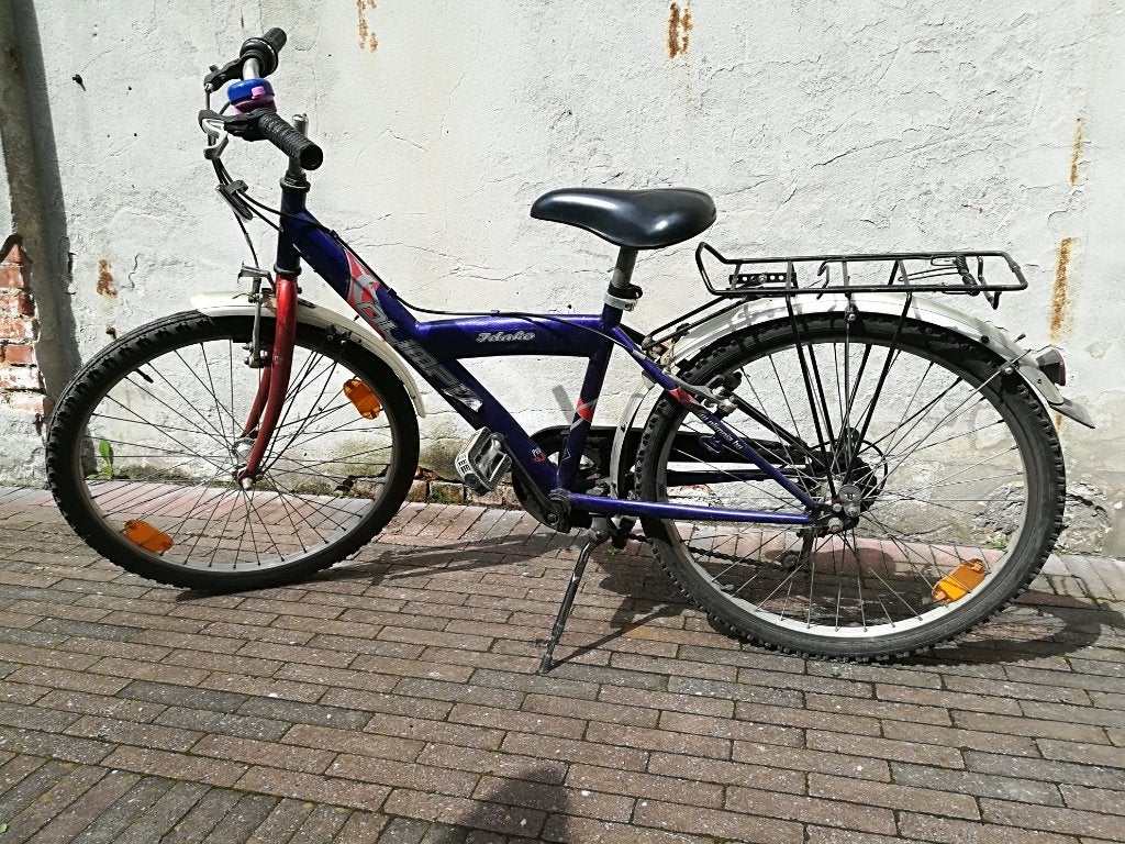 Kinderfiets, Fietsen en Brommers, Ophalen, 20 inch of meer, Gebruikt, Velgrem