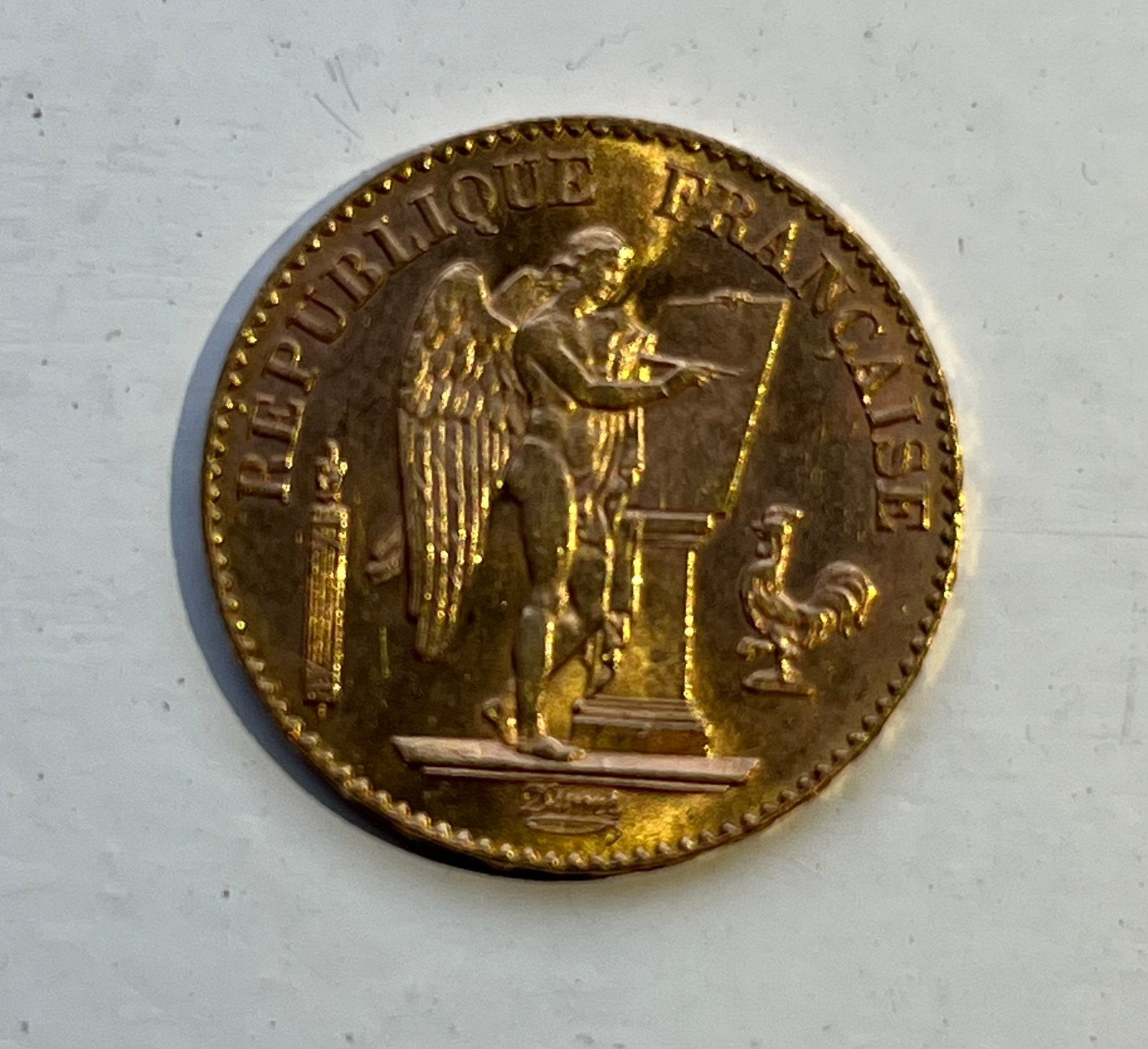 20 Francs OR Genius 1895 A Frankrijk, Ophalen of Verzenden, Goud