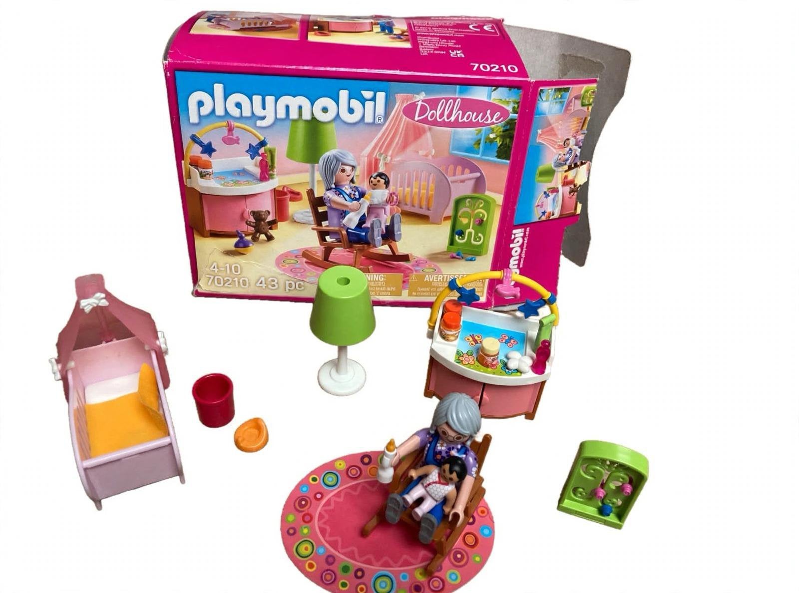 Playmobil Dollhouse 70210 - Babykamer met wiegje, Ophalen, Zo goed als nieuw, Compleet