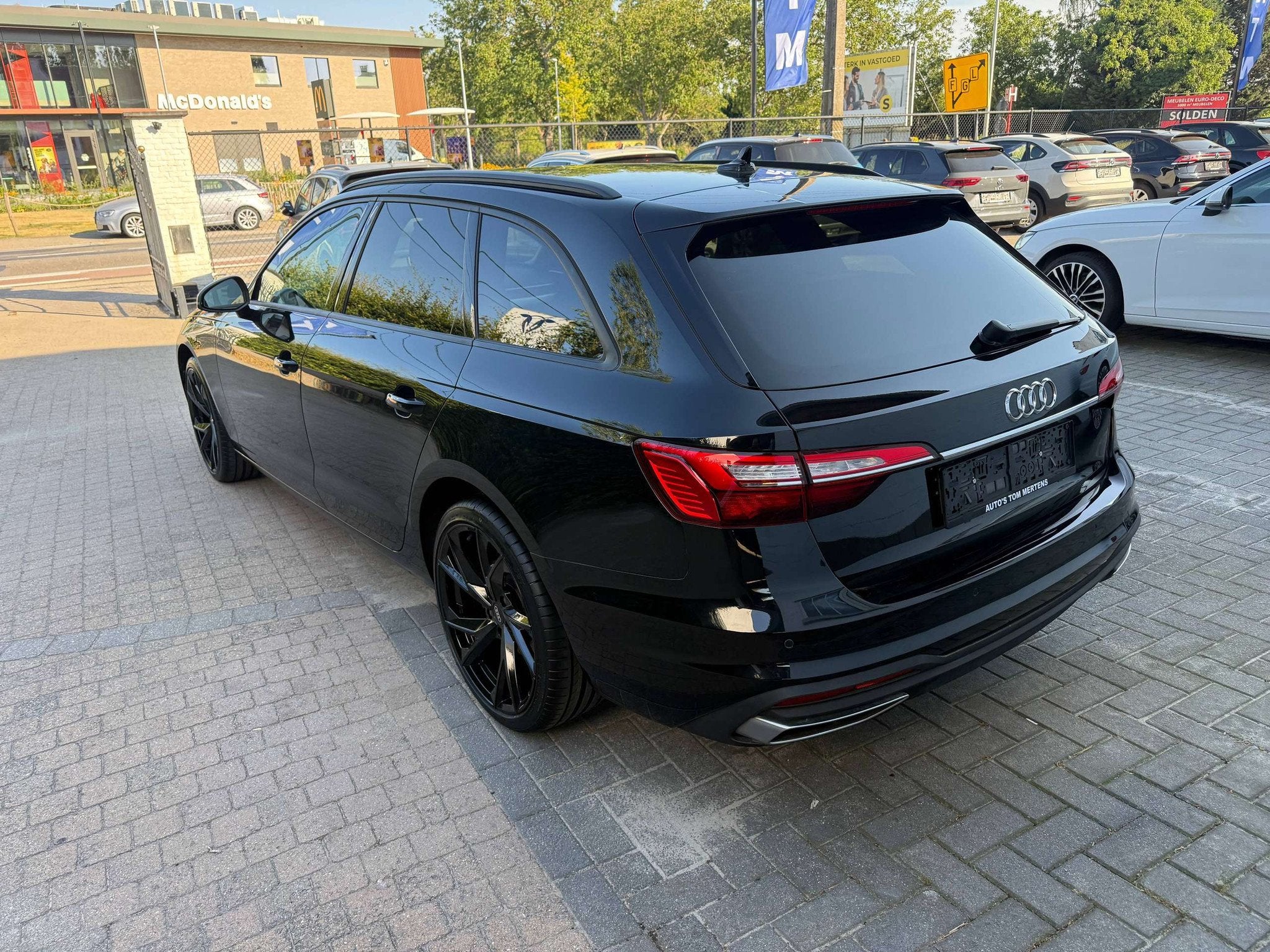 Audi A4 A4 Avant 35 TFSI S-line look S tronic/pdc V&A/blackl, Auto's, Audi, Stof, Gebruikt, 4 cilinders, 1984 cc