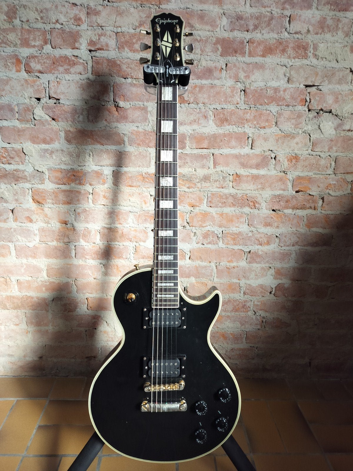 Epiphone LP Custom - Seymour Duncan, Muziek en Instrumenten, Ophalen, Gebruikt, Solid body, Epiphone