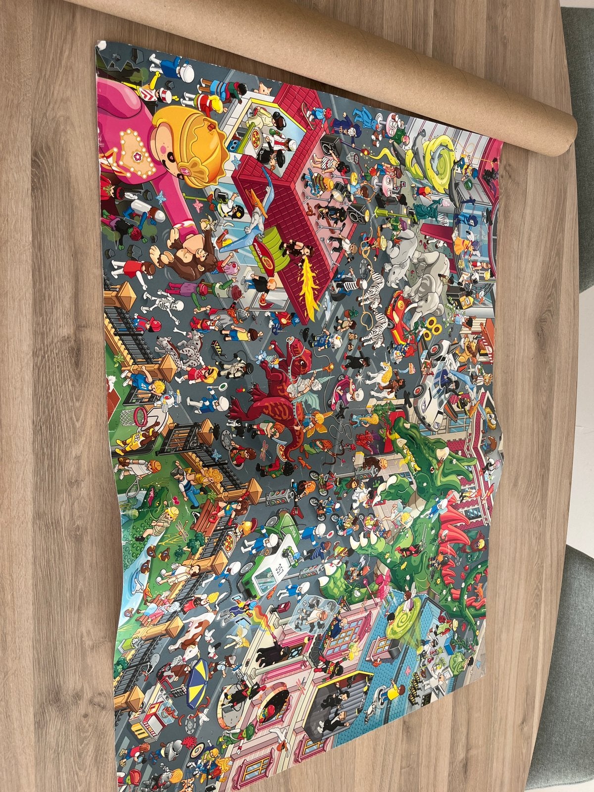 Affiche Playmobil, Collections, Enlèvement ou Envoi