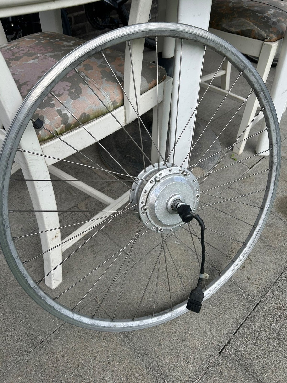 elektrische fiets voorwiel motor, Fietsen en Brommers, Ophalen, Gebruikt, Elektrische fiets, Motor