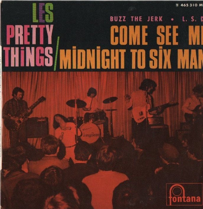 Pretty Things EP "Come See Me + 3" [Frankrijk-1966], Housse de protection extérieure, 7 inch, Utilisé, EP
