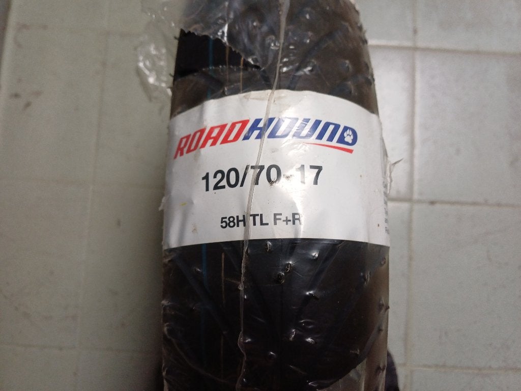 voorband roadhound eurogrip 120/70-17, Motos, Enlèvement ou Envoi, Neuf