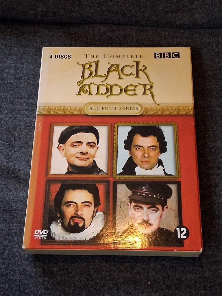 Dvd-box The complete Black adder all 4 series (bbc), Cd's en Dvd's, Boxset, Ophalen of Verzenden, Zo goed als nieuw, Komedie