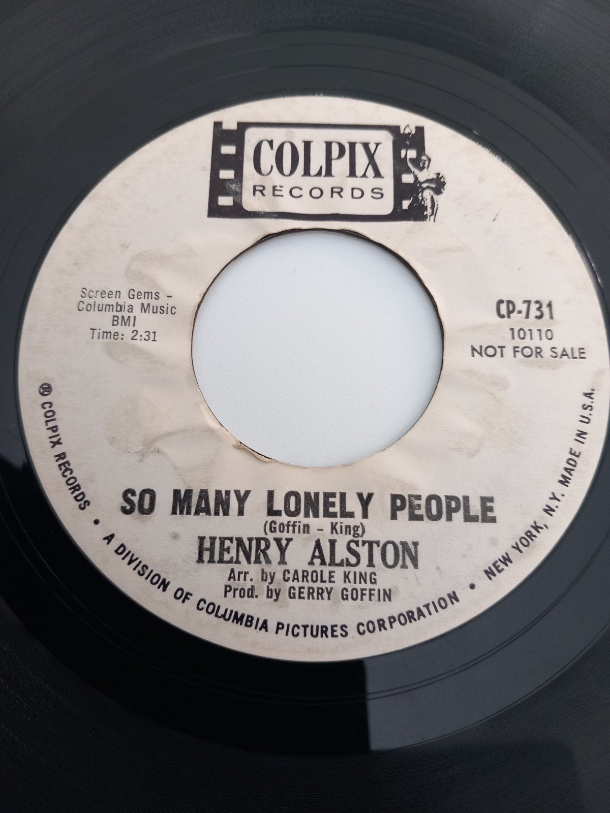 HENRY ALSTON .OLDIES 60S USA 45T, Enlèvement ou Envoi