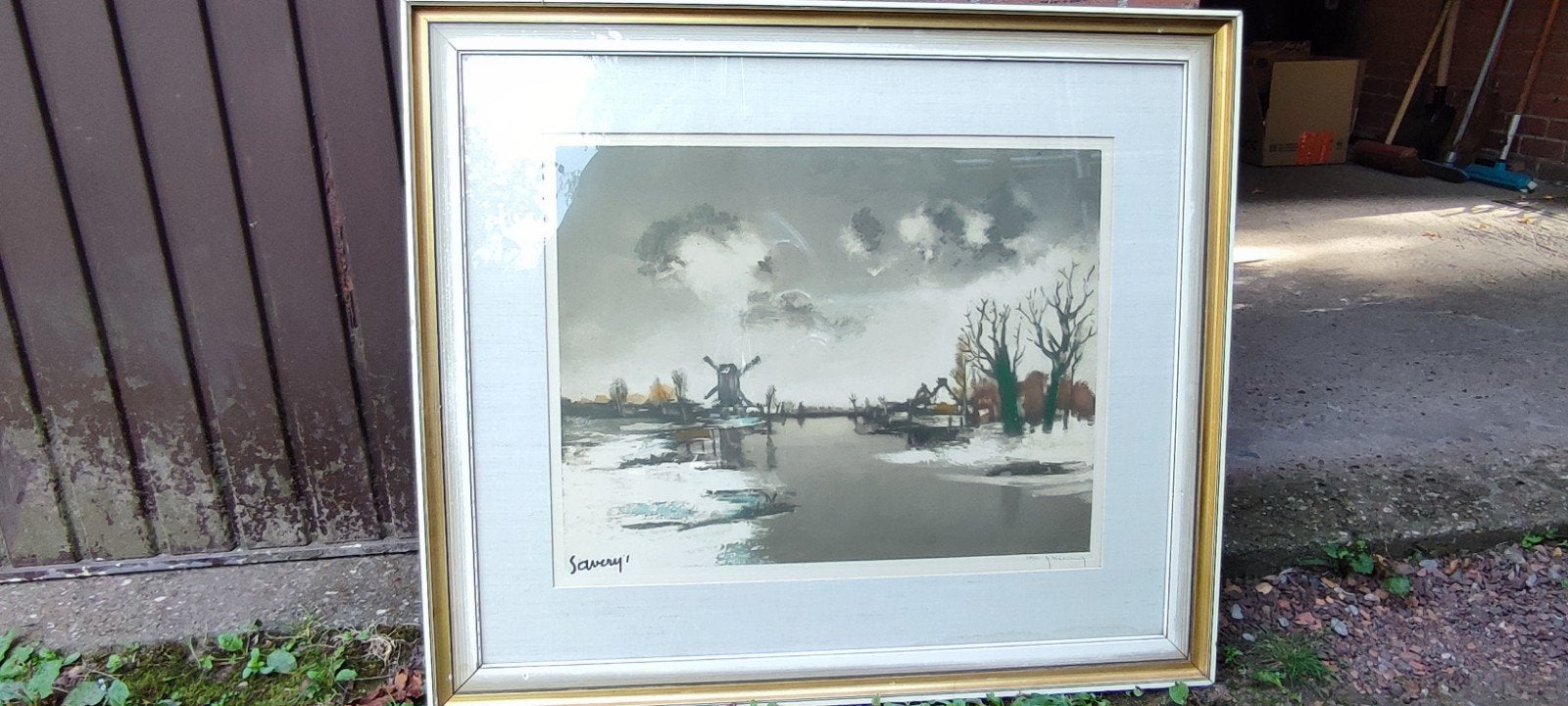 Litho Albert Saverys, Enlèvement