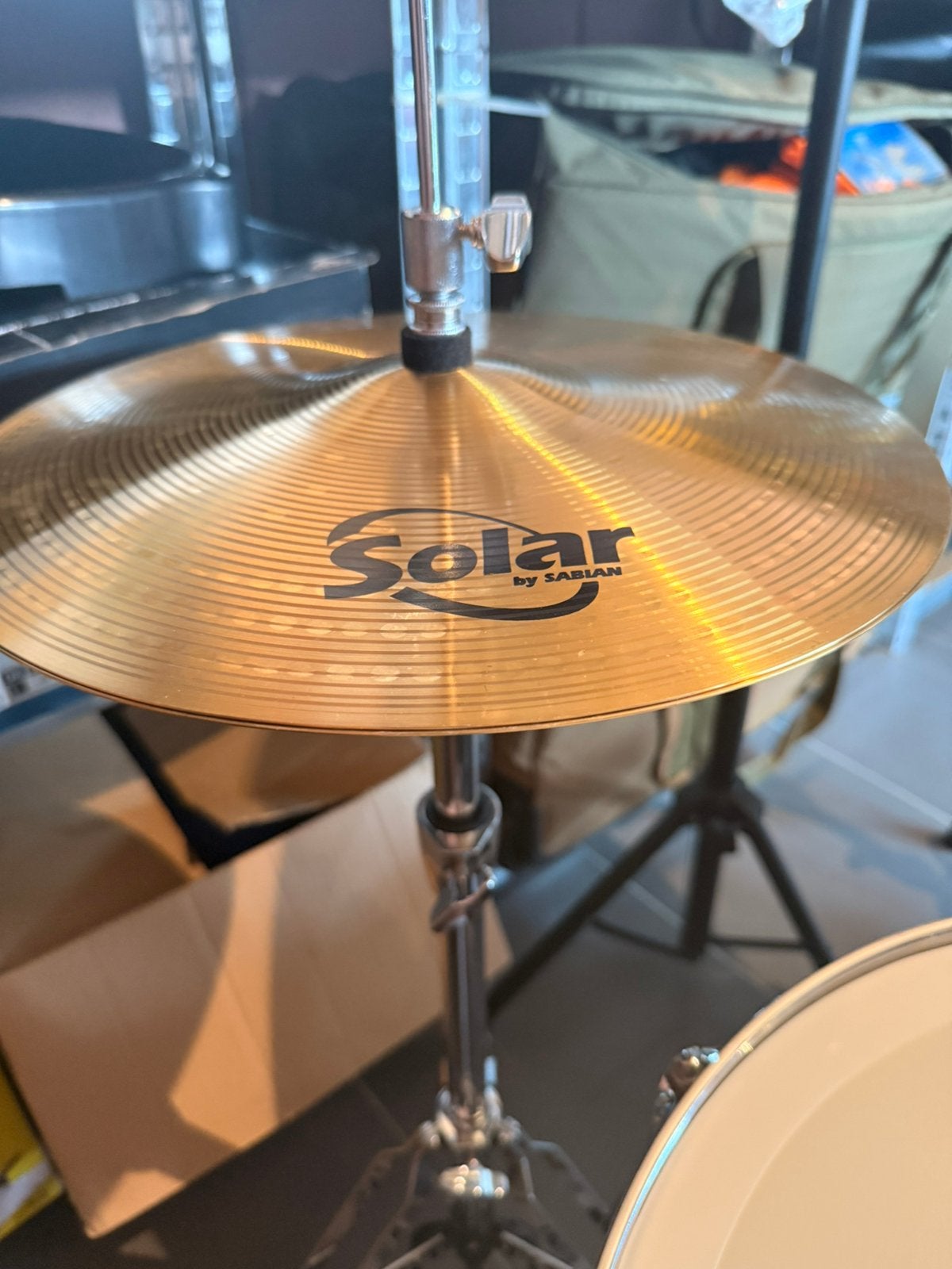 14” hi hat sabian solar net nieuw, Musique & Instruments, Enlèvement, Neuf