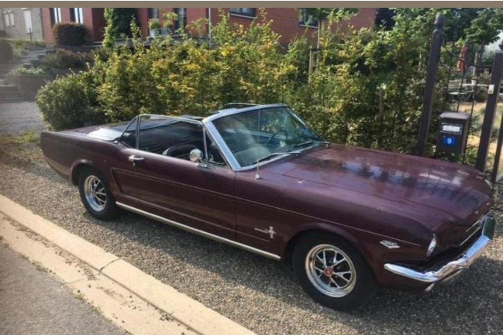 Ford Mustang '64 1/2 / cabrio, black plated car!, Auto's, Automaat, Cabriolet, Particulier, Mustang