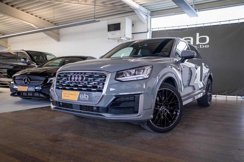 Audi Q2 1.6 TDI, S-LINE, CAMERA, LED, AIRCO, NARDO GREY, Autos, Audi, 0 kg, Argent ou Gris, Achat, Entreprise